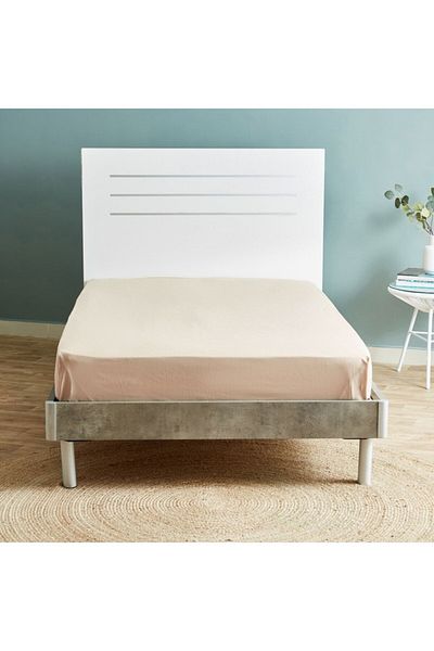 Home Box Ballina Solid Cotton Twin Flat Sheet 170x260 cm