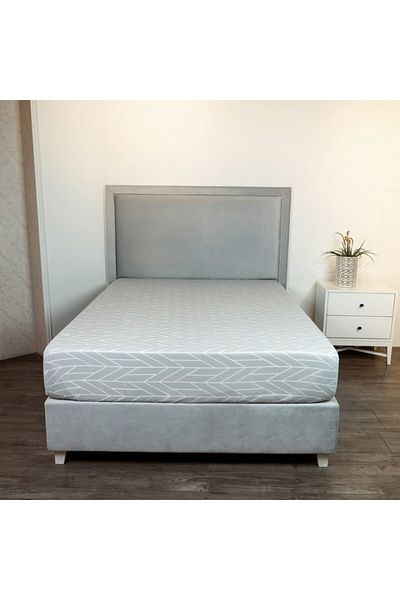 Home Box Malta Centrum Printed Cotton King Flat Sheet 240x260 cm