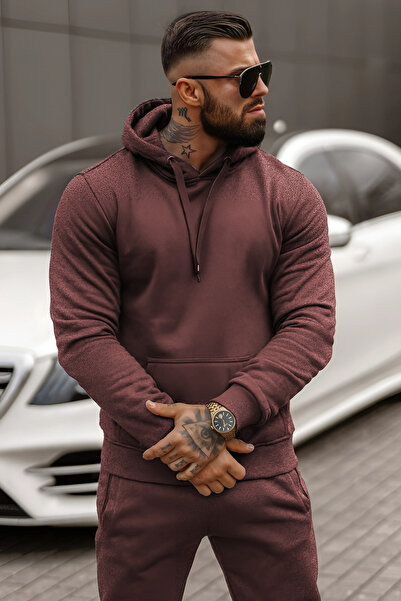 CMZ COLLECTİON Trening oversize cu glugă și buzunare cangur pentru bărbați