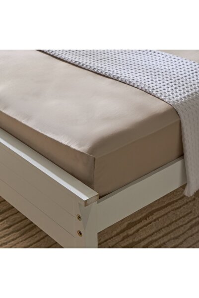 Home Box Opulent Luxe 400TC Cotton Solid King Fitted Sheet 180x200+40 cm