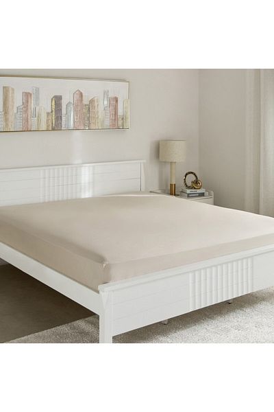 Home Box Purely Percale Olympic Queen Fitted Sheet 160x200+40 cm