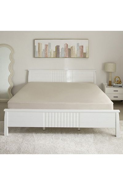 Home Box Purely Percale Olympic Queen Fitted Sheet 160x200+40 cm