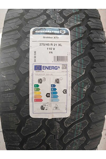 GENERAL 275/45R21 110 V FR GRABBER AT3 GENERALTIRE 4X4 SUV LASTİĞİ 2024 ÜRETİM