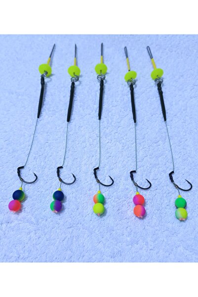 LittoCollection 5 Adet Küspe Telli GÖKKUŞAĞI Boncuk'Lu Sazan Takımı