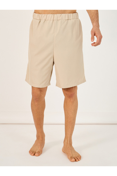 Styli Solid Woven Short Sleeve Collared Shirt and Shorts Set