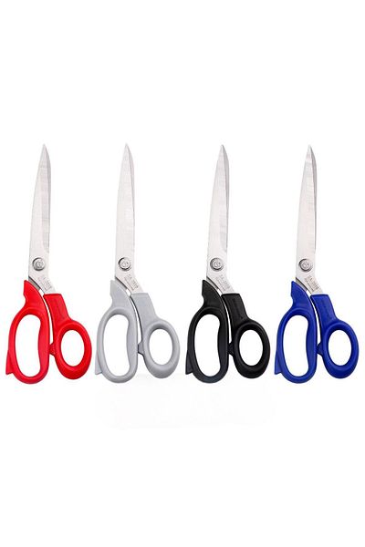 OZN AKSESUAR 23cm Cut Stainless Steel Leather - Cardboard Paper Cutting Tailor Scissors