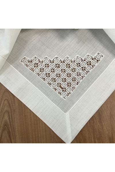 OYA home El Örme Dantelli Bohça -100*100 cm