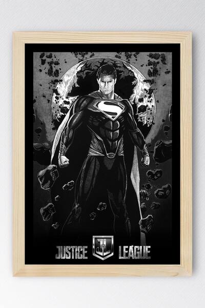Saturn Tablou înrămat Superman - Pictură cu afiș de film