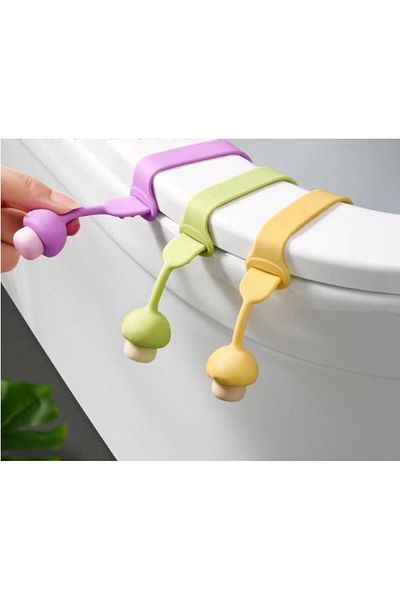 MEDUSHOP Mushroom Design Toilet Seat Lifting Apparatus
