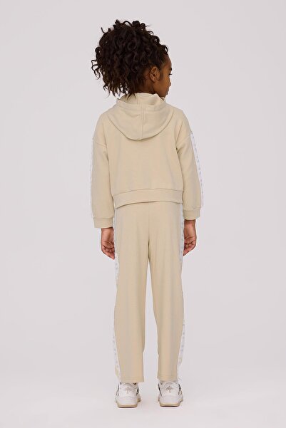 Tyess Bg Store Girl's Beige Tracksuit Top