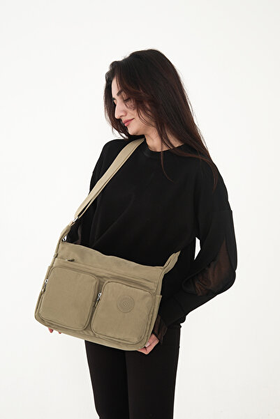 Çanta Trend Sanmorris Жіноча водостійка парашутна тканина з багатокімнатною р...