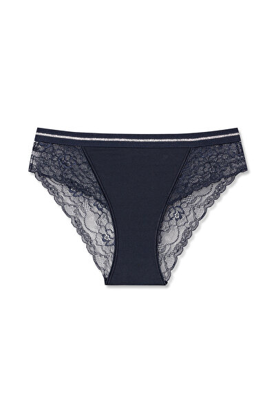 HNX 4-пари Інтерлок з мереживною обробкою, еластичний пояс, жіночі трусики