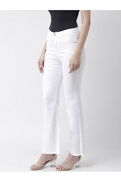 Kassually By Styli Mid Rise Bootcut Jeans with Pockets