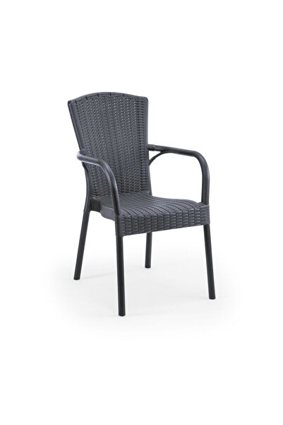 Tilia ROYAL-K Antrasit Sandalye, Bahçe, Mutfak, Otel, Restoran