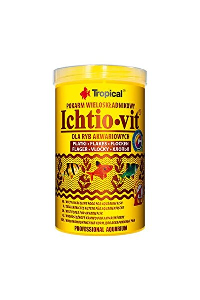 Tropical İchtio-Vit Zengin İçerikli Pul Balık Yemi 100 Ml-20 Gr