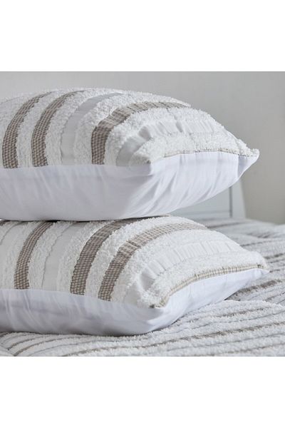 Home Box طقم لحاف BIAB كينج من مرسين مكون من 6 قطع مخططة من Velori مقاس 220 × 240 سم