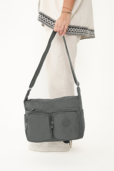 Çanta Trend Sanmorris Жіноча водостійка парашутна тканина з багатокімнатною р...