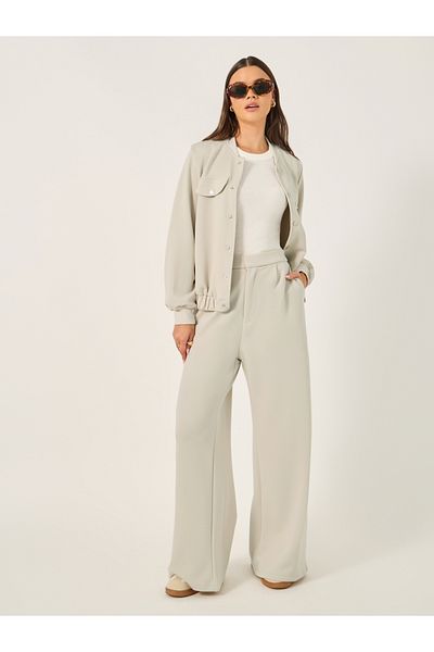 Styli Solid Regular Fit Jacket with Utility Pockets Detail