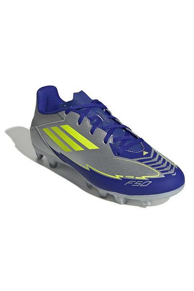 adidas Ghete de fotbal gri pentru bărbați F50 Club Fg/mg Messi Ih0916