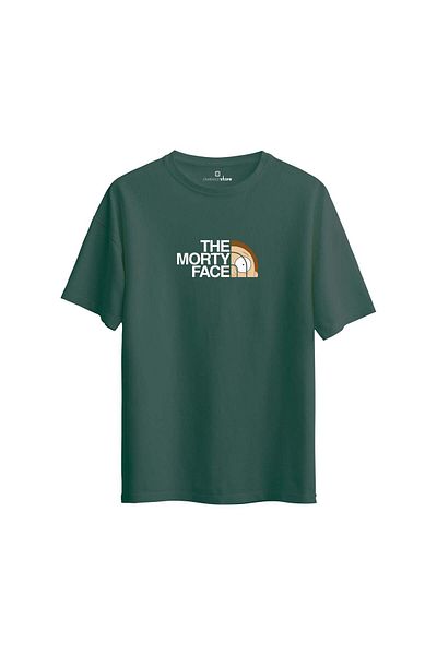 DWN WEAR Μπλουζάκι Oversize με σχέδιο "Morty".