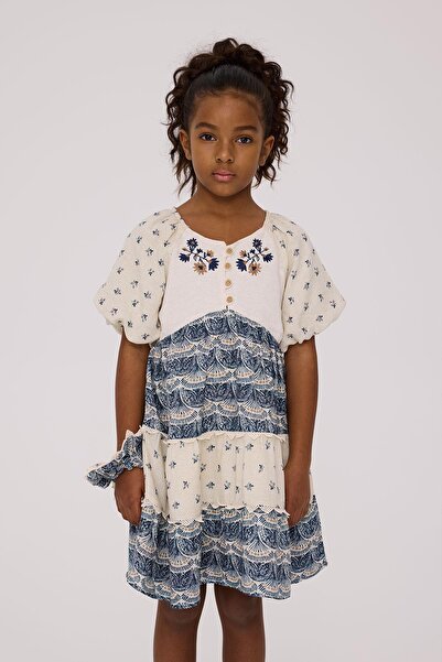 Tyess Girl Patterned Dress