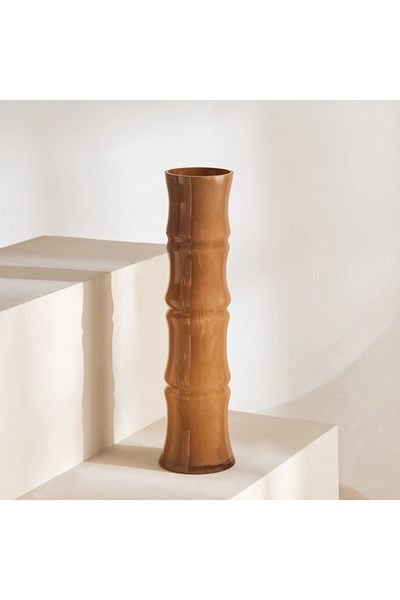Home Box Lemont Texture Glass Vase 10x10x40 cm