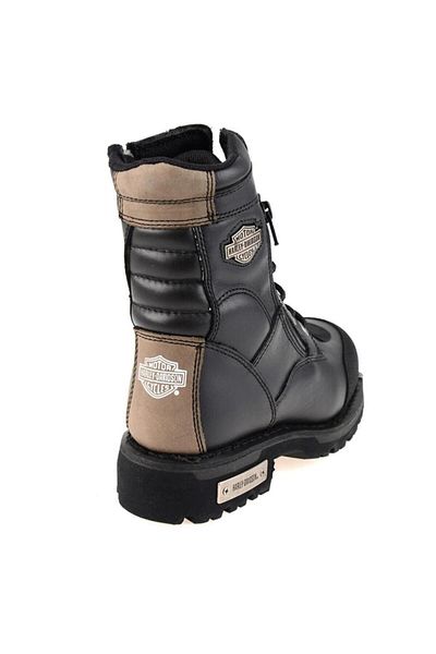 Harley Davidson ريديك بوت جلد نسائي أسود - جلد