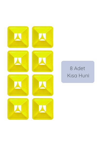 Rebuwo 8-Piece Yellow Training and Idman Bowl