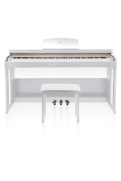 SAPPHIRE Jwin Sapphire SDP-214 Çekiç Aksiyonlu 88 Tuşlu Dijital Piyano + Tabu...