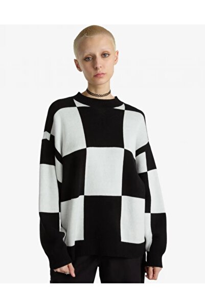 Vans Černý a bílý svetr Vans Wortex Negru/Marshmllw