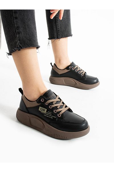 Alemdar Shoes Γυναικεία αθλητικά παπούτσια DESİRE Μαύρα Lace-Up