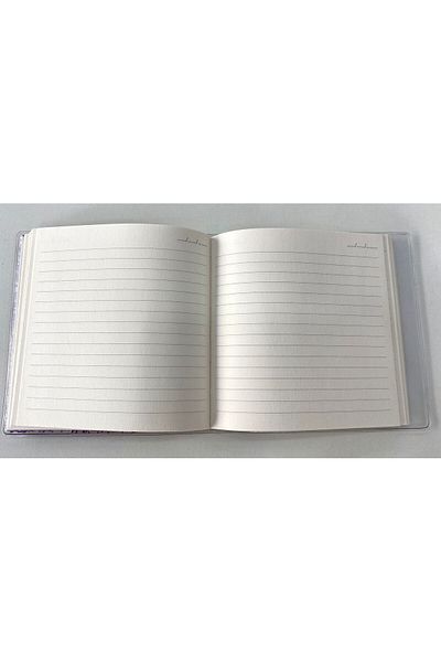 4nio Caiet mic cu unicorn cu sclipici albastru