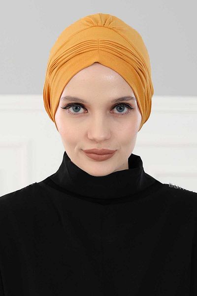 Aisha's Design B-19 Model Pleated Combed Cotton Bag