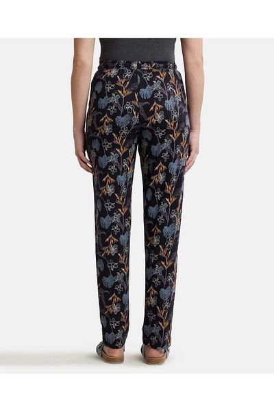 JOCKEY AOP Knit long pant RX09-01 Black