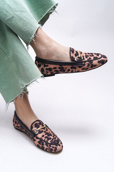 Riccon Γυναικείες μπαλαρίνες Ophisalia Leopard Pattern - 001293