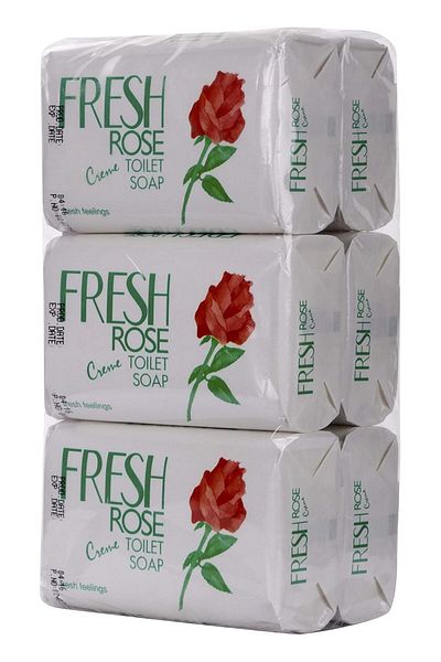 Dalan Fresh Rose Cream Toilet Soap Fresh Feelings 100 Gr 6 Pcs