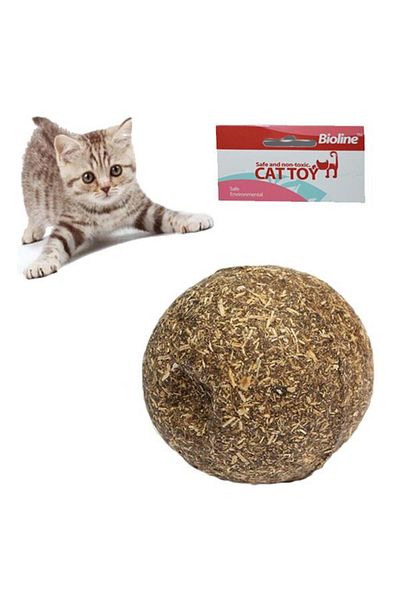 Bioline Cat Play Ball with Catnip