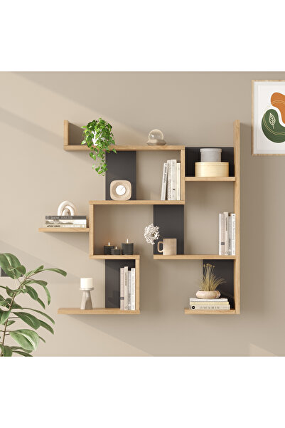 Yurudesign Shelf 26 Duvar Rafı Sepet-Antrasit WL26-SA