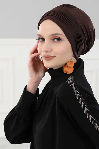 Aisha's Design حقيبة قطنية ممشطة مطوي موديل B-19