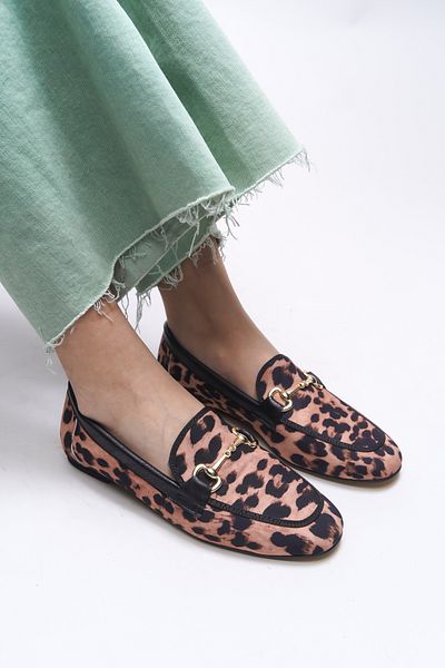 Riccon Γυναικείες μπαλαρίνες Ophisalia Leopard Pattern - 001293