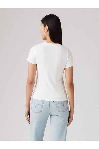 Levi's Tricou alb pentru femei SERIF 1873 - 001MY-0000