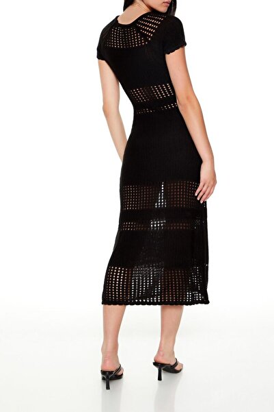 Forever 21 Örgü Koton Midi Elbise