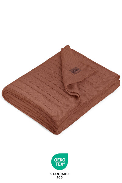 DALİSA Mathilda Knitted Soft Sofa Shawl, Lightweight Tv Blanket for Home Use