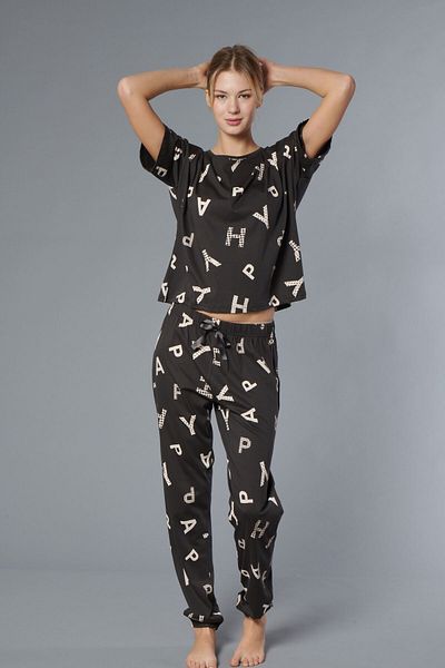 Rubina Secret Women's 100% Cotton Pajamas Set - Oversize 4 Seasons [2025- Spring]