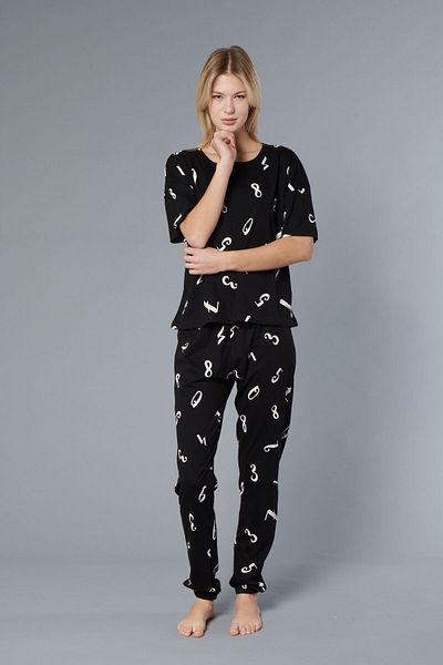 Rubina Secret Σετ γυναικείες πιτζάμες από 100% βαμβάκι - Oversize 4 εποχές [2025- ΑΝΟΙΞΗ]