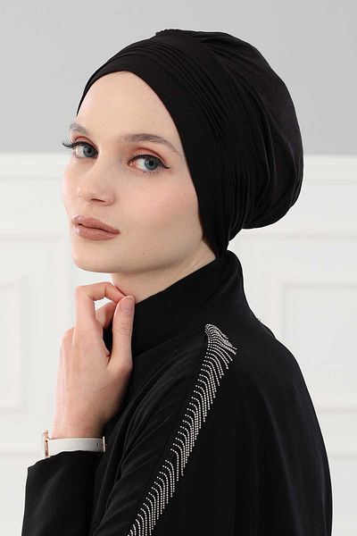Aisha's Design حقيبة قطنية ممشطة مطوي موديل B-19