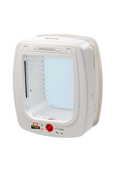 Ferplast Swing Microchip Large Bianca Mikroçipli White Kedi Kapısı