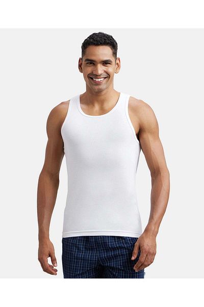 JOCKEY Pop Colour Fashion Vest FP04-01 White