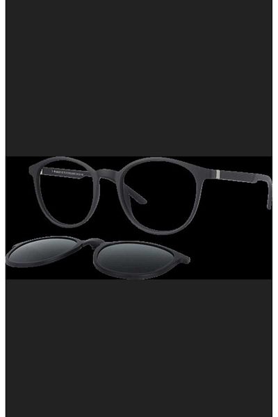 Target Tk312 C0101M 52Ekt Unisex Polarized Clip-On Blue Light Protection Glass Attachable Screen Glasses (Matte Black)