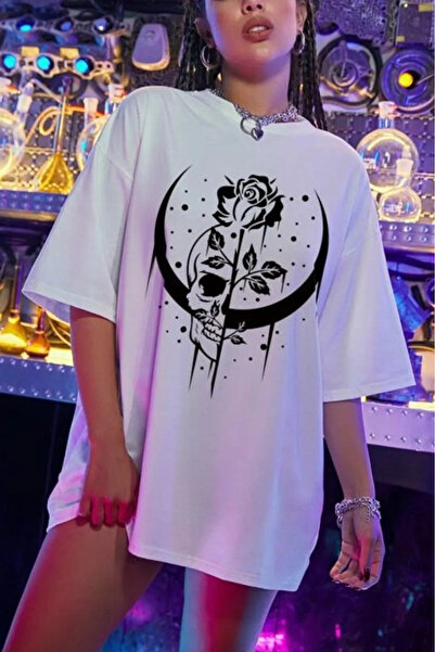 Wish BF Γυναικείο μπλουζάκι με γραφικό σχέδιο κρανίου